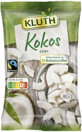 Kluth Kokos Chips getrocknete Früchte Knabberartikel 75g – Bild 1 von 2