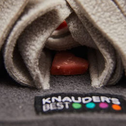 Knauder's Best Schnüffelteppich für Katzen aus Fleece in Grau 46cm x 40cm Intelligenzspielzeug – Bild 1 von 3