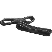 Produktbild von Knebeltrensenschlaufen aus Leder in Schwarz