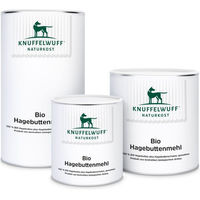 Produktbild von Knuffelwuff Bio-Hagebuttenmehl Pulver zur Unterstützung von Gelenken und Immunsystem für Hunde aller Größen und Altersstufen
