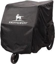 Produktbild von Knuffelwuff Cruvado Schmutzcover wasserfeste Abdeckplane aus Oxford-Gewebe für Fahrrad-Hundeanhänger in Schwarz