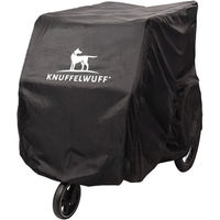 Produktbild von Knuffelwuff Cruvado Schmutzcover wasserfeste Abdeckplane aus Oxford-Gewebe für Fahrrad-Hundeanhänger in Schwarz