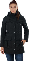 Produktbild von Knuffelwuff Damen Übergangsjacke Lexington Schwarz Größe M 38