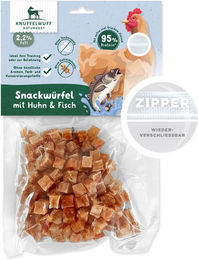 Knuffelwuff Hund Belohnungssnack Huhn & Fisch Getreidefrei 250g - 250 g – Bild 1 von 5
