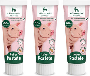 Knuffelwuff Hund Paste Getreidefrei und Ohne Zucker 225 g - 225 g – Bild 1 von 3