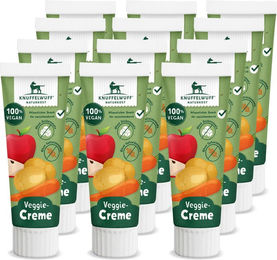 Produktbild von Knuffelwuff Hund Snack Creme Tube Getreidefrei und Ohne Zucker 12 Stück