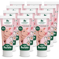 Produktbild von Knuffelwuff Hund Snack Leber-Pastete mit Schwein getreidefrei und ohne Zucker 12 Stück - 12 x 75 g
