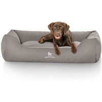 Produktbild von Knuffelwuff Hundebett Crispino aus Velours XXL 120 x 85cm Grau hypoallergen