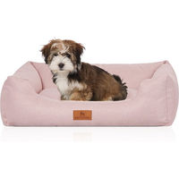 Produktbild von Knuffelwuff Hundebett Emma Velours Rosa S 70 x 50cm