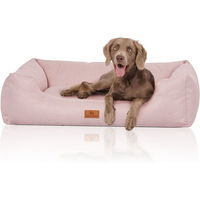 Produktbild von Knuffelwuff Hundebett Emma Velours Rosa XL 105 x 75cm Allergikerfreundlich