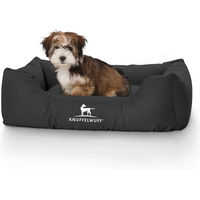 Produktbild von Knuffelwuff Hundebett Finlay aus Nylon Schwarz Größe L allergikerfreundlich