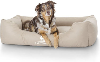 Knuffelwuff Hundebett Finlay aus Nylon XXL Beige hypoallergen - 1 Stk. – Bild 1 von 4