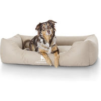 Produktbild von Knuffelwuff Hundebett Finlay aus Nylon XXL Beige hypoallergen - 1 Stk.