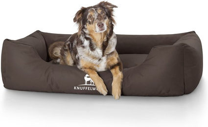 Produktbild von Knuffelwuff Hundebett Finlay XXL aus Nylon Braun allergikerfreundlich