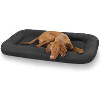 Produktbild von Knuffelwuff Hundebett Jerry XXL aus Kunstleder Schwarz 120 x 85 cm