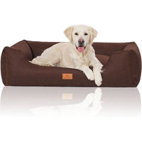 Produktbild von Knuffelwuff Hundebett Lotte Velours Braun XXL Allergikerfreundlich und Gelenkschonend