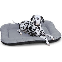 Produktbild von Knuffelwuff Hundebett Lucky Wasserfestes In und Outdoor Hundebett aus Nylon Grau Größe L 70 x 46cm