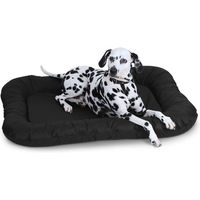 Produktbild von Knuffelwuff Hundebett Lucky Wasserfestes In und Outdoor Hundebett aus Nylon Schwarz XL 90 x 75cm - 1 Stk.