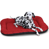Produktbild von Knuffelwuff Hundebett Lucky Wasserfestes In und Outdoor Hundekissen aus Nylon Rot Größe L