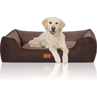 Produktbild von Knuffelwuff Hundebett Luke aus Velours in Braun