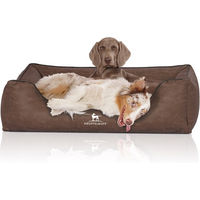 Produktbild von Knuffelwuff Hundebett Scottsdale aus Kunstleder Braun XL