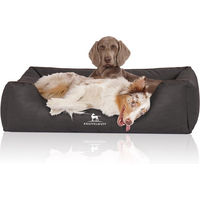 Produktbild von Knuffelwuff Hundebett Scottsdale aus Kunstleder Schwarz XXXL für Riesenrassen