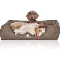 Produktbild von Knuffelwuff Hundebett Scottsdale aus Kunstleder XXL in Stone Clay