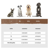 Produktbild von Knuffelwuff Hundebett Winslow Orthopädisch mit Memory Foam Grau