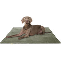 Produktbild von Knuffelwuff Hundedecke Timor aus Cord in Khaki/Beige/Braun/Grün