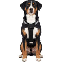 Produktbild von Knuffelwuff Hundegeschirr Trexor mit Haltegriff Schwarz Größe L