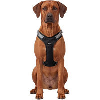 Produktbild von Knuffelwuff Hundegeschirr Trexor verstellbar mit Haltegriff Schwarz XL