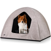 Produktbild von Knuffelwuff Hundehöhle Yucatan Kuschelhöhle aus Velours XL Beige