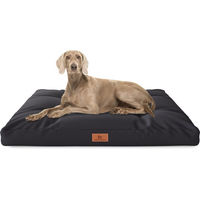 Produktbild von Knuffelwuff Hundekissen Gatsby aus Oxford-Gewebe Schwarz 75x50cm
