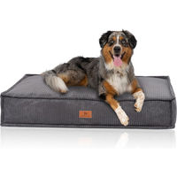 Produktbild von Knuffelwuff Hundekissen Lesedi aus Cord in Grau 120x80cm