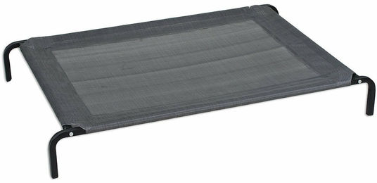 Knuffelwuff Hundeliege In und Outdoor Hundebett aus Nylon Grau XXL – Bild 1 von 4