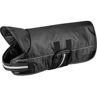 Produktbild von Knuffelwuff Hundemantel mit Kragen und reflektierenden Elementen wasserabweisend Schwarz 70cm