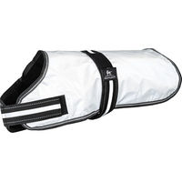 Produktbild von Knuffelwuff Hundemantel reflektierend silber wasserabweisend mit Fleece-Futter 25cm