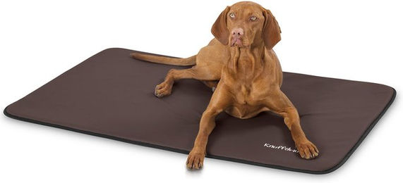 Knuffelwuff Hundematte Cheyenne aus Kunstleder Braun XXL 120 x 80 cm – Bild 1 von 3