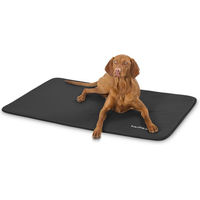 Produktbild von Knuffelwuff Hundematte Cheyenne aus Kunstleder Schwarz XXL
