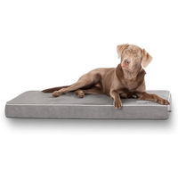 Produktbild von Knuffelwuff Hundematte Maui Velours Grau XXL OEKO-TEX Gelenkschonend - 1 Stk.