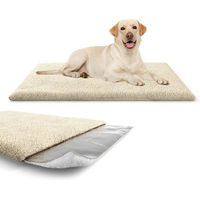 Produktbild von Knuffelwuff Hundematte Thermodecke aus Plüsch beige Größe L