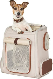 Produktbild von Knuffelwuff Hunderucksack Leicester für kleine Hunde in Beige