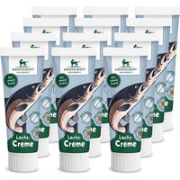 Produktbild von Knuffelwuff Hundesnack Lachs Paste Getreidefrei und Ohne Zucker für alle Altersstufen 12 Stück