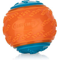 Produktbild von Knuffelwuff Hundespielzeug Quietschball aus TPR in Orange oder Bunt 9cm
