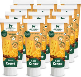 Produktbild von Knuffelwuff Hundetuben Snack Käsecreme getreidefrei und ohne Zucker 12 Stück