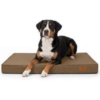 Produktbild von Knuffelwuff Jackson Orthopädische Outdoor Hundematte mit Memory Foam Braun 135 x 90cm