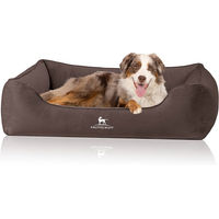 Produktbild von Knuffelwuff Jona orthopädisches Hundebett mit Memory Foam in Braun Größe L