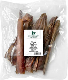 Produktbild von Knuffelwuff Naturkaukartikel Pferdekopfhaut hypoallergen und monoprotein für Pferde