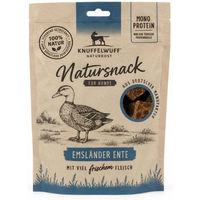 Produktbild von Knuffelwuff Natursnack Brocken Emsländer Ente für Hunde 200 g