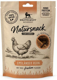 Knuffelwuff Natursnack Brocken Emsländer Huhn für Hunde 400 g – Bild 1 von 1